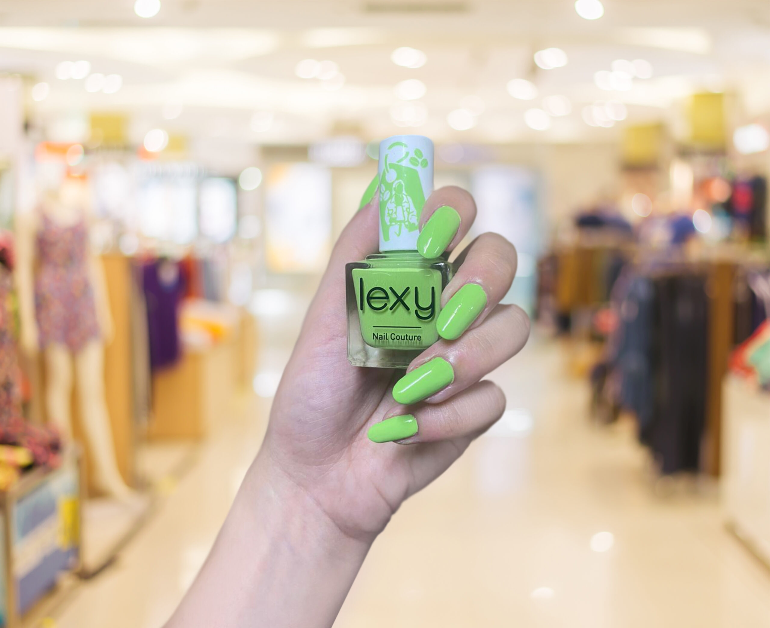 Blurred background : Store of shopping mall blur background with